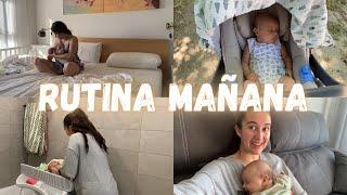 RUTINA DE MAÑANA REAL CON BEBÉ DE 2 MESES  MAMA PRIMERIZA Y SOLA EN CASA  MATERNIDAD SIN FILTROS