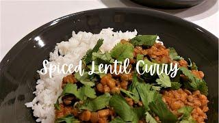 Flavorful Lentil Curry with 3 Spices Healthy and Delicious Vegetarian Meal