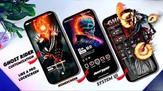 Ghost Rider Miui HomeScreen and Lockscreen Setup Miui121314 Like A Pro Rider Theme By TechnoTrak