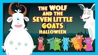 HALLOWEEN STORIES- THE WOLF AND SEVEN LITTLE GOATS  Halloween Celebration Story  Kids Hut Stories