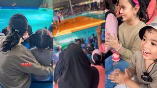 Teh Novi Temani Anak-anak Main ke Wahana Lumba-lumba Berenang - Nayla Lucu Banget?