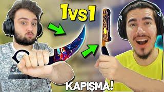 MUHAMMET YT vs RAİNLOX YOUTUBERLAR İLE 1VS1 BIÇAK SERİSİ ZULA