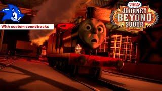 Journey Beyond Sodor - Frankie and Hurricane chase Thomas and James with customed soundtracks