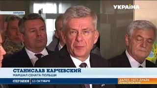 Польские политики подарили медицинские аппараты харьковскому военному госпиталю