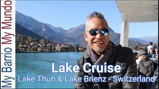 See Scenes from the Lake Thun and Lake Brienz Cruise from Interlaken Switzerland in 4K UHD