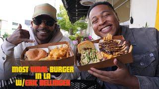 Trying the MOST HYPED Burger in LA w Eric Bellinger