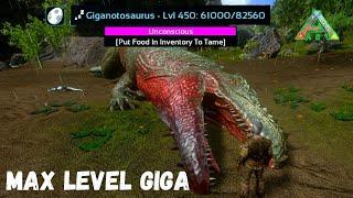 MAX LEVEL GIGA TAMING ARK SURVIVAL EVOLVED MOBILE EP1 S1 domando giga level máximo