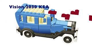 Ford Model A 1930 Lego Mecabricks - Ford for Kids Vision 2030