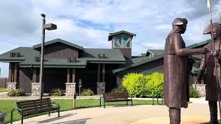 SATURDAY DRIVE ACROSS NORTH DAKOTA Lewis & Clark Interpretive Center at Washburn