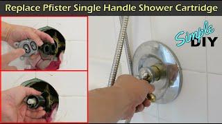 How To Replace Pfister Single Handle Shower Cartridge