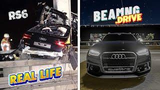 Accidents Based on Real Events on BeamNG.Drive #5  Real Life - Flashbacks