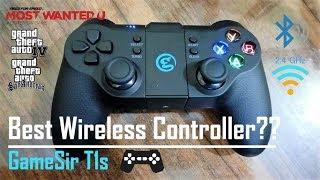 Best Bluetooth and Wireless Game Controller For PC Android PS3  GameSir T1s Review with Gameplay