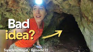 Cave Adventure and Thunderstorm  Sweden to Nepal  E15