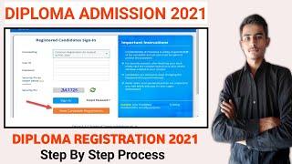 Diploma Registration Process 2021 Step by Step Complete Information of online Diploma Registration