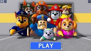 NEW UPDATE PAW PATROL BARRYS FAMILY NEEDS HELP FULL GAME #obby #Roblox