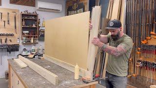 Make Closet Doors at Home  Crazy Easy Remodel Project