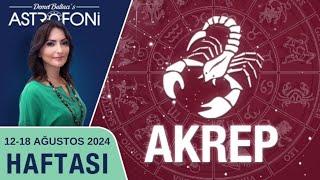 Akrep burcu haftalık burç yorumu 12-18 Ağustos 2024. Astrolog Demet Baltacı astroloji burçlar haber