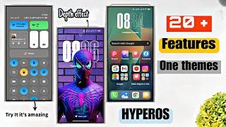 New hyperOS Themes 20 plus Features  Xiaomi HyperOS & MiUI 14 theme Best Xiaomi theme 