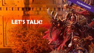 The Titans Tournament Talk - A 10th Edition Warhammer 40k Battle Report