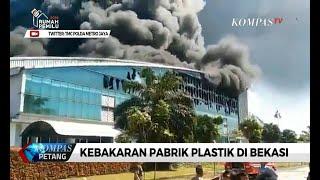 Kebakaran Pabrik Plastik di Bekasi 29 Mobil Pemadam Dikerahkan