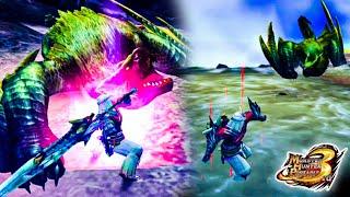 MHP3RD - learning greatsword slay green nargacuga