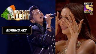 Noor E Khuda पर इस गायकी से Malaika हुई Overwhelm  Indias Got Talent Season 8  Singing Act