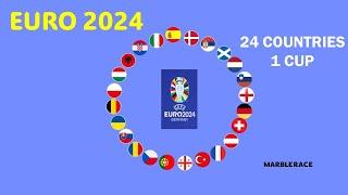 EURO 2024  Football Marble Race