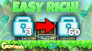 BEST PROFIT method in Growtopia How to GET RICH fast in 2024 EASY DLS