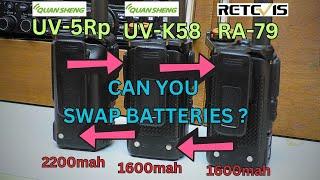 Quansheng Radios. Can you swap out batteries ?