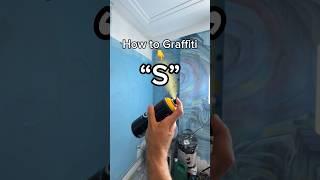 How to easy graffiti letter “S”  #graffitialphabet