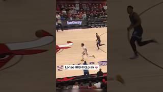 This Lonzo hustle play 