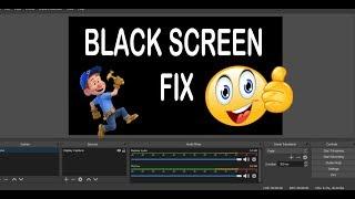 How To Fix OBS Black Screen windows 10 new update