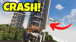 Skyscraper Collapsing Simulator Destruction - Teardown Gameplay