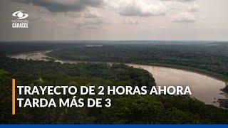 Crítico panorama por nivel del río Amazonas bajó casi 10 metros