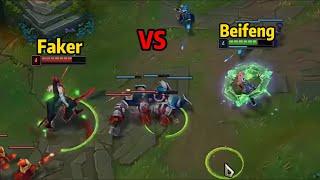 Beifeng Qiyana VS Faker Yone *INSANE SOLO KILL*