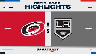 NHL Highlights  Hurricanes vs. Kings - December 3 2022