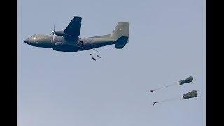 C-160 Transall Paratrooper-Exercise over the Lake Bad ZwischenahnAug15th2018