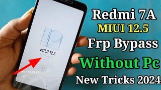 Redmi 7A Frp Bypass  redmi 7a frp bypass 2023  redmi 7a frp bypass miui 12.5  redmi frp bypass