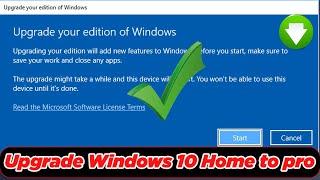 GUIDE Upgrade Windows 10 Home to Pro 100% Working