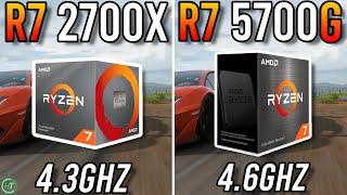 Ryzen 7 2700X vs Ryzen 7 5700G - Tested in 2023