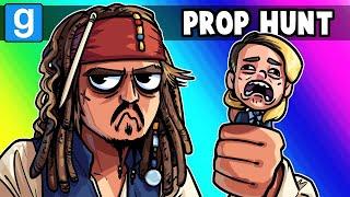 Gmod Prop Hunt - Milking the Johnny Depp Amber Heard Trial Garrys Mod Funny Moments