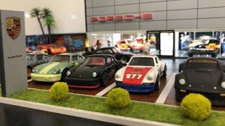 G Fans Porsche Dealership with Hot Wheels Porsche collection