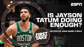INEFFICIENT ️ Shannon NOT OVERWHELMED with Jayson Tatums PERFORMANCE in Game 4  First Take