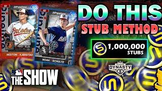 HOW TO MAKE STUBS FAST & EASY IN MLB THE SHOW 24 EASY METHOD DIAMOND DYNASTY