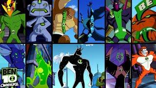 EVERY ALIEN FORCE ALIENS TRANSFORMATIONS IN OMNIVERSE  BEN 10