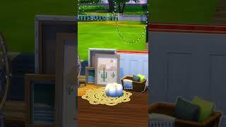 faux wainscoting in the sims 4 #shorts #sims4