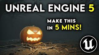 Unreal Engine 5 Beginner Tutorial Create a Spooky Halloween Environment