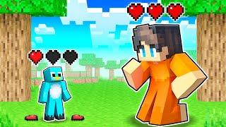 If I Lose HEARTS I get SMALLER in Minecraft