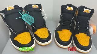 Паль или оригинал? Сравнение Jordan 1 Retro High OG Taxi