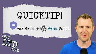 Tooltip Quicktip review - Add Tooltips To The WordPress Dashboard